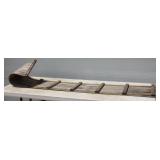 Flexible Wood Toboggan. Snow Sled Adults & Kids Approx. 6 Ft Long X 17 Inch Long