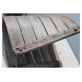 Flexible Wood Toboggan. Snow Sled Adults & Kids Approx. 6 Ft Long X 17 Inch Long
