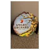 metal angry orchard sign