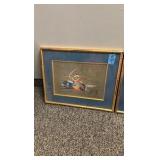 Japanese silk painting