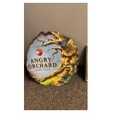 metal angry orchard sign