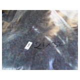 21′ x 32′ 9 oz. Black Vinyl Tarp w/ Advertisement – Reused Billboard – 9 mil Lightweight Duty - A Grade
