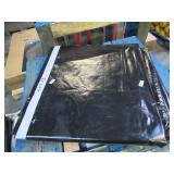 20′ x 44′ 15 oz. White Vinyl Tarp w/ Advertisement – Reused Billboard – 15 mil Heavyweight Duty - A Grade
