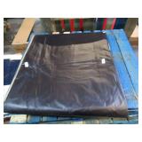 15′ x 29′ 15 oz. White Vinyl Tarp w/ Advertisement – Reused Billboard – 15 mil Lightweight Duty - A Grade