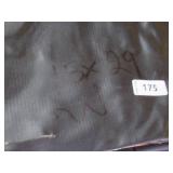 15′ x 29′ 15 oz. White Vinyl Tarp w/ Advertisement – Reused Billboard – 15 mil Lightweight Duty - A Grade