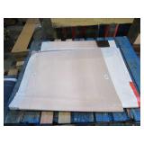 10′ x 20′ 9 oz. White Vinyl Tarp w/ Advertisement – Reused Billboard – 9 mil Lightweight Duty - A Grade