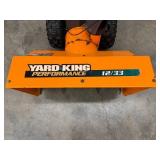 1 - Snow Blower - Yard King Performance 12/33 Tecumseh 120V Electric Start
