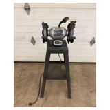 1 - Bench Grinder - Kraftech 241-1405 6 in With Stand