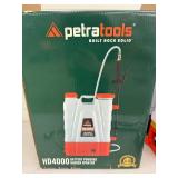 1 - Battery Powered Backpack Sprayer - PetraTools HD4000 With Charger & Accessories