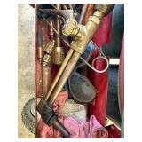 1 - Oxy Acetylene Welding Cart - Craftsman Regulators With Tanks, Hoses & Torch