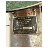 1 - Disc Sander - Rockwell Model 470 Heavy Duty 7 in