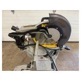 1 - Miter Saw - DeWalt DW715 12" Compound Miter Saw on Ridgid MS-UV Stand