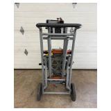 1 - Miter Saw - DeWalt DW715 12" Compound Miter Saw on Ridgid MS-UV Stand