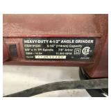 1 - Angle Grinder - Chicago Electric Heavy-Duty 4-1/2 Inch Item 91223 120V 4.5A