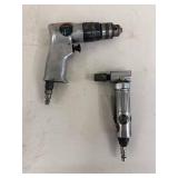 Air Drills - Central Pneumatic & Mark Air Tool (Lot of 2)