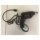 Corded Drill - Black & Decker ACCU BORE 3/8" No. 7183 Type 1