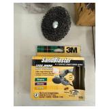 Angle Grinder Accessories - 3M SandBlaster, Chief CH2AC & Assorted Abrasives Mixed Lot