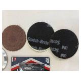 Angle Grinder Accessories - 3M SandBlaster, Chief CH2AC & Assorted Abrasives Mixed Lot