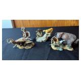 Franklin Mint Figurines - American Indian Heritage Foundation (Lot of 3)