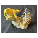Franklin Mint Figurines - American Indian Heritage Foundation (Lot of 3)