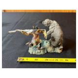 Collectible Figurine Set - Franklin Mint American Indian Heritage Foundation (Lot of 3)