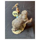 Collectible Figurine Set - Franklin Mint American Indian Heritage Foundation (Lot of 3)