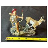 Collectible Figurine Set - Franklin Mint American Indian Heritage Foundation (Lot of 3)