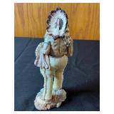 Native American Figurines - Numbered Russ The First Americans Counting Group & Decorative Buffalo Head Pipe (Lot of 2)