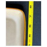Square Dinner Plates - Sango Eclipse Brown 4976 (Lot of 7)