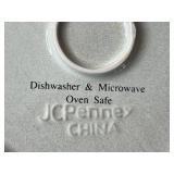 Dinnerware Mixed Lot - Jcpenney Fashion Manor Bowls, JC Penney Plate & Glass Plate