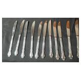 Stainless Flatware Set - Ekco Eterna Featuring "Sandra Jeanne" Pattern