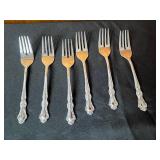 Stainless Flatware Set - Ekco Eterna Featuring "Sandra Jeanne" Pattern