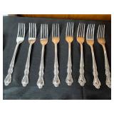 Stainless Flatware Set - Ekco Eterna Featuring "Sandra Jeanne" Pattern