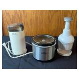 Kitchen Appliances - Regal IK7450 Mill, Rival SC-11 Slow Cooker & Pampered Chef Chopper (Lot of 3)