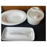 Plastic Serving Dishes - 4 Piece All Plastic Set