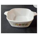 Corning Ware Bakeware -  Nesting "Spice of Life" Dish Set & Sauce Pan (Lot of 6)