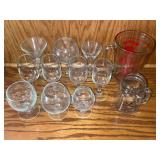 Glassware Mixed Lot - Pieces