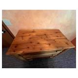 Pine Log Dresser - 3 Drawer Rustic 38 X 24 X 46 in