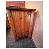 Pine Log Dresser - 3 Drawer Rustic 38 X 24 X 46 in