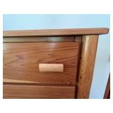 Pine Log Dresser 5-Drawer 56 X 40 X 21 in