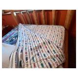 Queen Log Bed Frame With Ther-A-Pedic Mattress - Linens/Comforter Inc