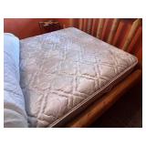 Queen Log Bed Frame With Ther-A-Pedic Mattress - Linens/Comforter Inc