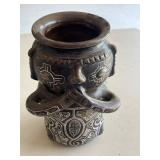 Decorative Pottery Vases - Marujaldo Signed Set of 2 & Decorative Bird House