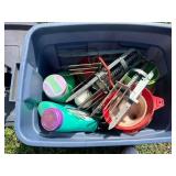 Garden Fertilizer Tools & Funnels Mixed Lot - content quantities unverified