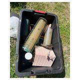 Outdoor Bird Houses Mixed Lot in Storage Tote