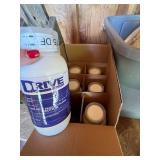 Shop Supplies & Storage Bins Mixed Lot With Oregon 18 Bar & Chain Combo - content quantities unverified