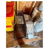 Shop Supplies & Storage Bins Mixed Lot With Oregon 18 Bar & Chain Combo - content quantities unverified