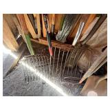 Garden Tools Mixed Lot - Ames Rakes, Shovels & Pitchforks