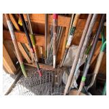 Garden Tools Mixed Lot - Ames Rakes, Shovels & Pitchforks
