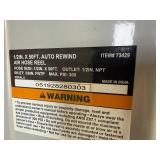 Air Hose Reel - Klutch 73429 1/2 in. X 50 Ft. Auto Rewind